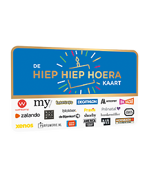 DE Cadeaukaart Hiep Hiep Hoera!